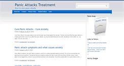 Desktop Screenshot of curepanicattackstreatment.net